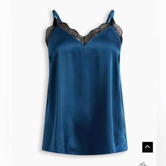 Torrid Satin Lace Trim Cami NWT - Picture 5 of 8